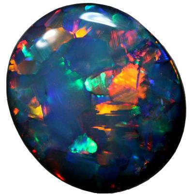 pietra nera opale foto