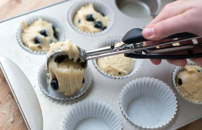 muffin ai mirtilli nel forno