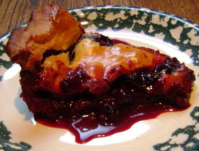 borůvkový koláč recept