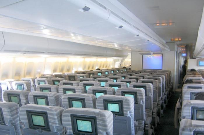 Zdjęcie kabiny Boeinga 747