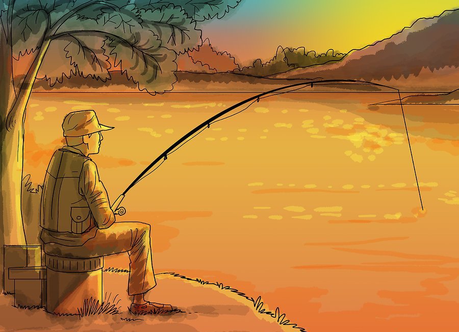 Риболов на Болоня