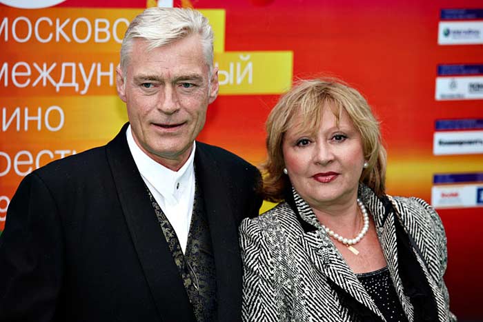 Boris Scherbakov con sua moglie