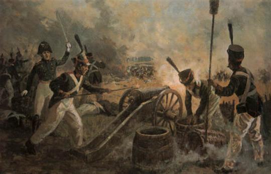 bitka pri Borodinu leta 1812