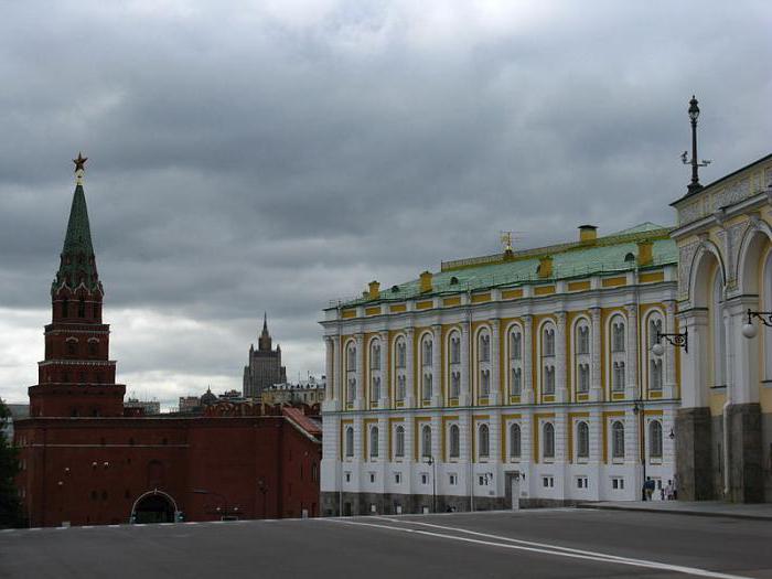Torre Borovitskaya del Cremlino di Mosca