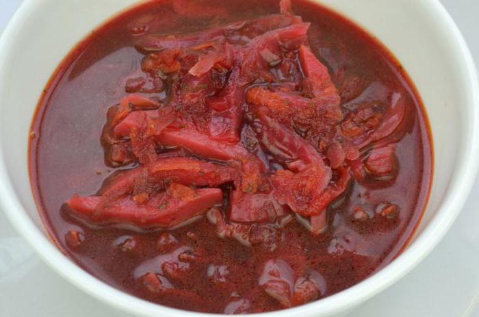 borscht senza ricetta di carne