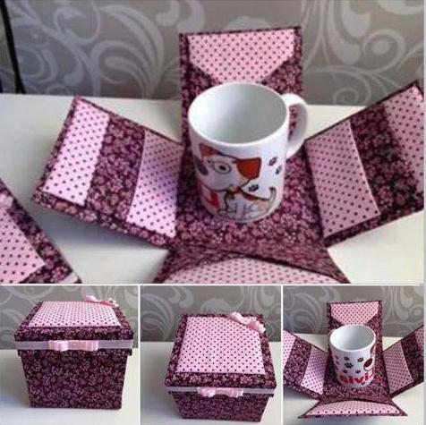 scatola di origami con una sorpresa