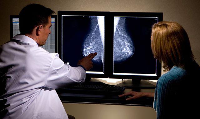 симптоми на рак на гърдата