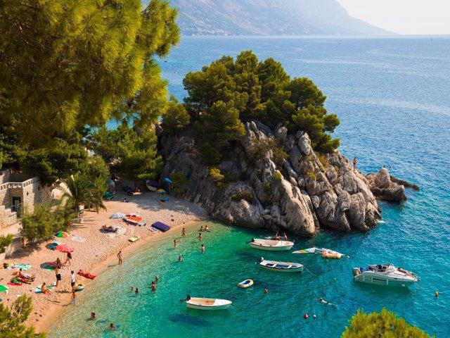 Plaža Brela Hrvatska