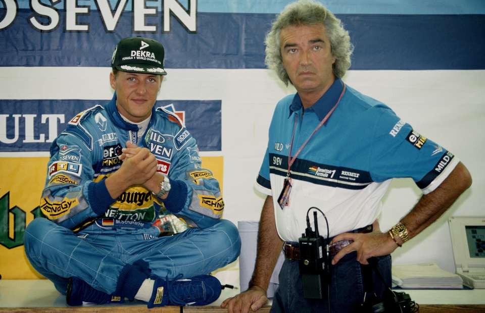 Flavio Briatore in Michael Schumacher