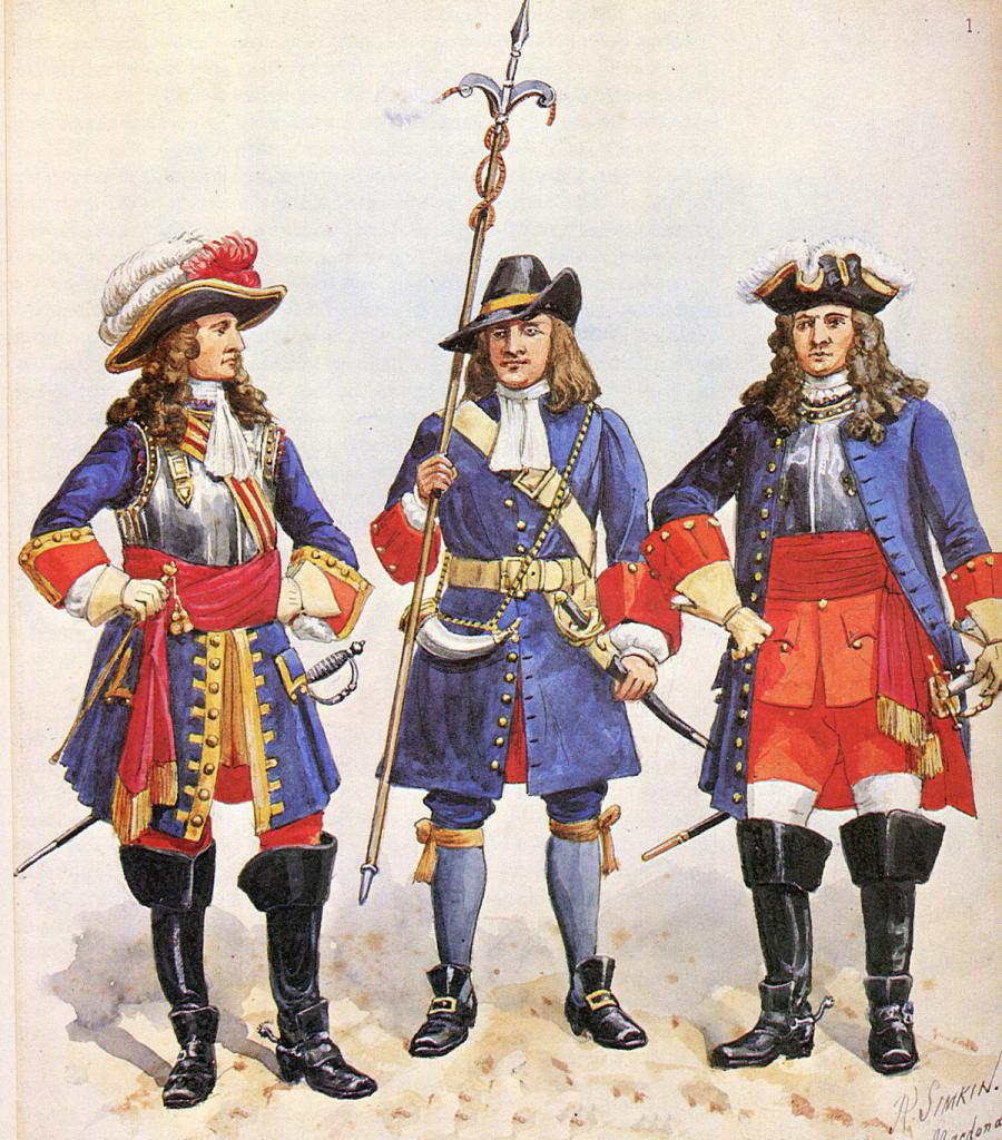 Angielscy żołnierze wojny o hiszpańską sukcesję