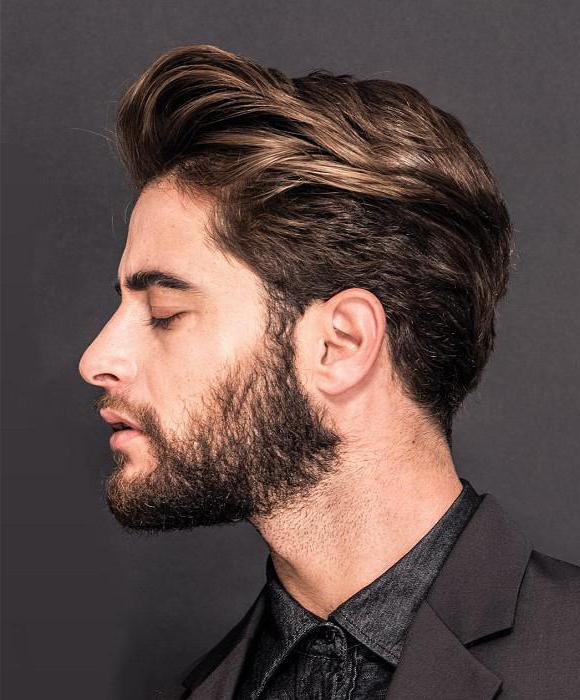 Foto maschile di taglio di capelli britannico