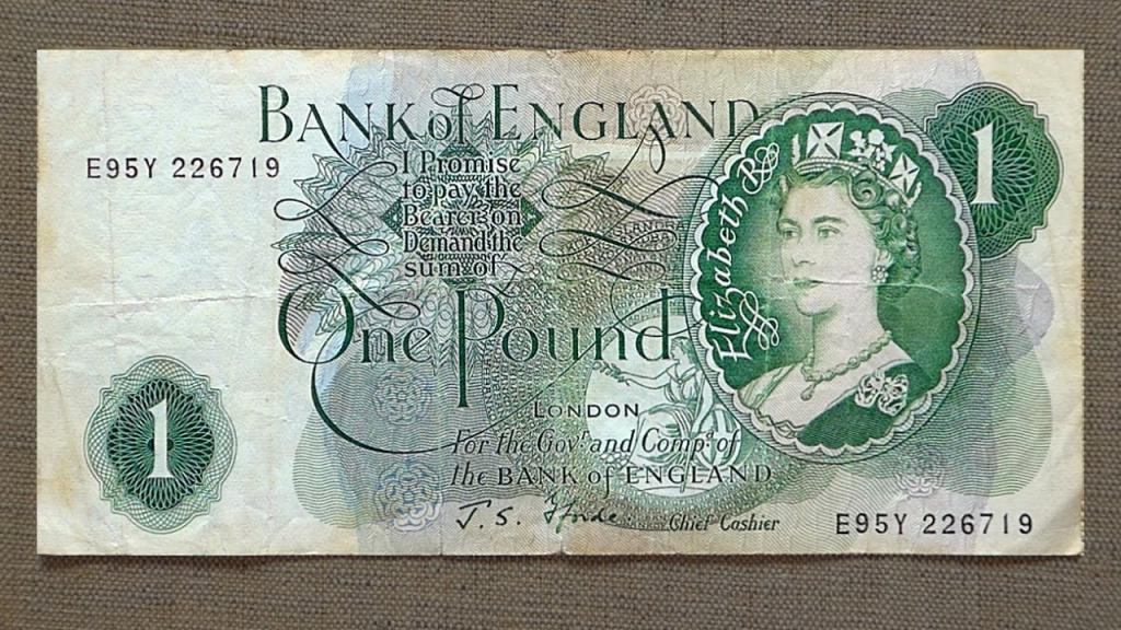 Anglická libra 1966