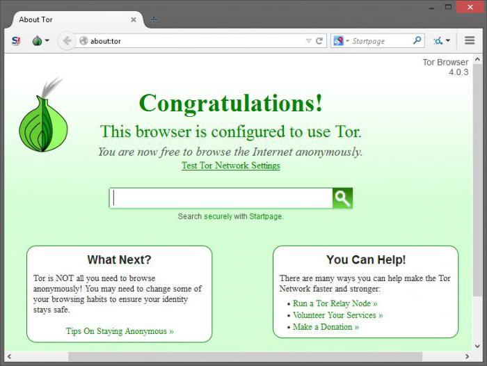 Tor browser in russo