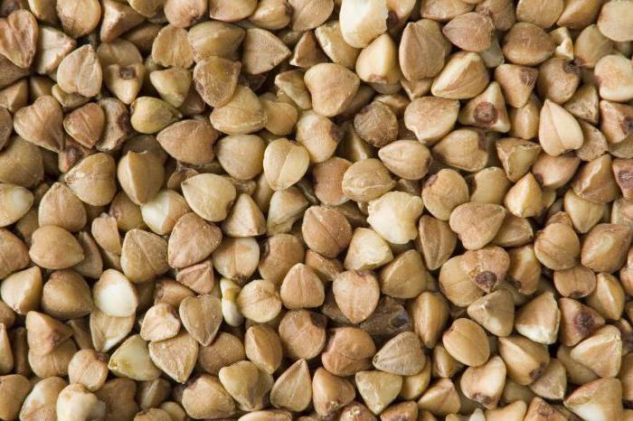 valore nutrizionale di grano saraceno in 100 g