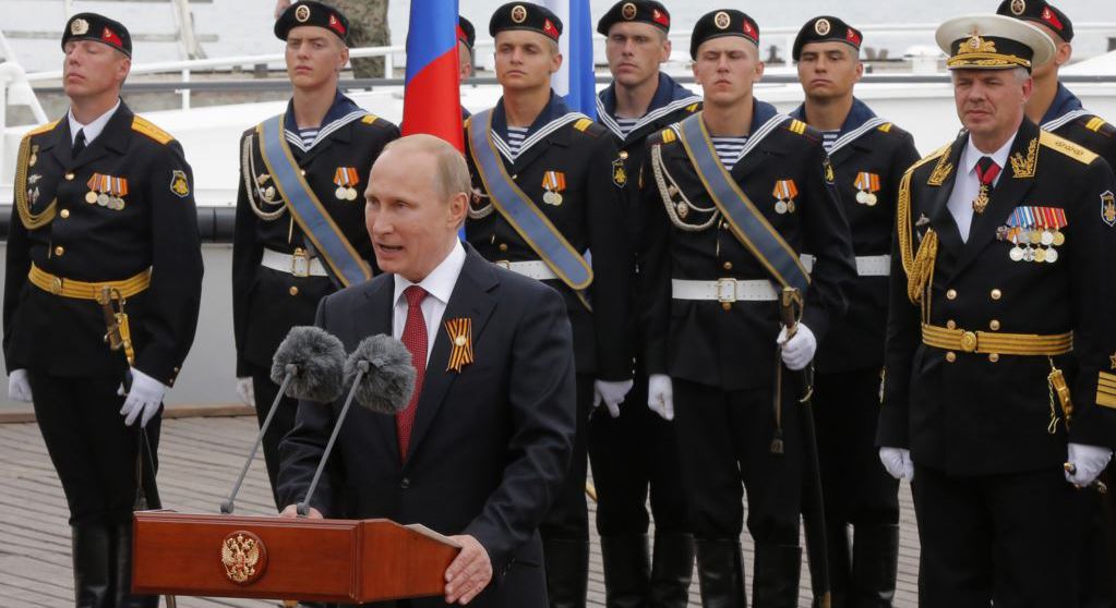 Putin in Crimea 9.05.2014