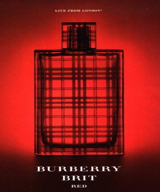 burberry Brit rosso