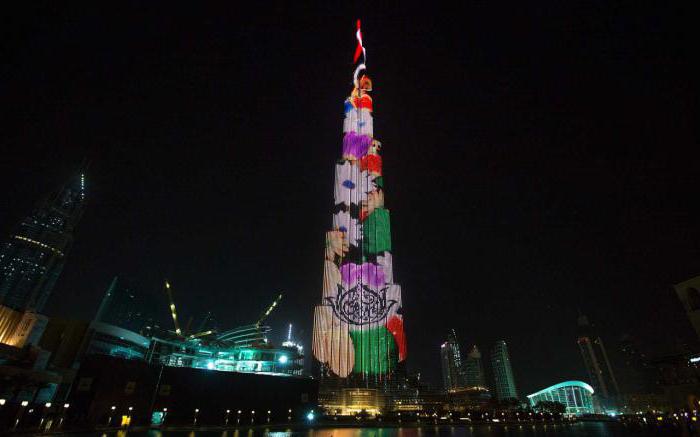 кула на бурдж халиф в Дубай