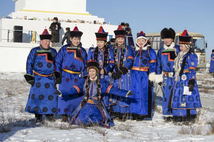 Buryat costume nazionale