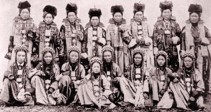 Buryats kostýmní fotografie