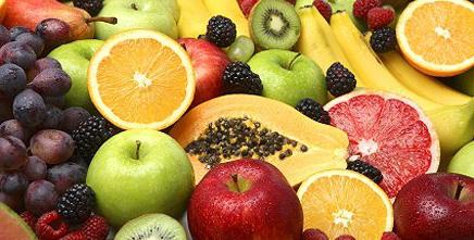 Tabulka ovoce kalorií