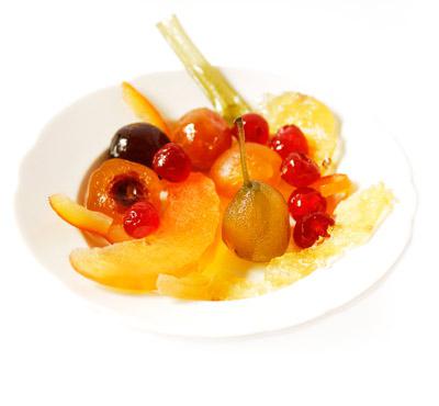 Owoce mandarynki kandyzowane