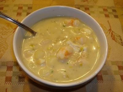 zupa z puszki z łososia