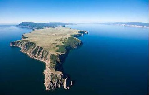 Cape Khoboy na Baikalu