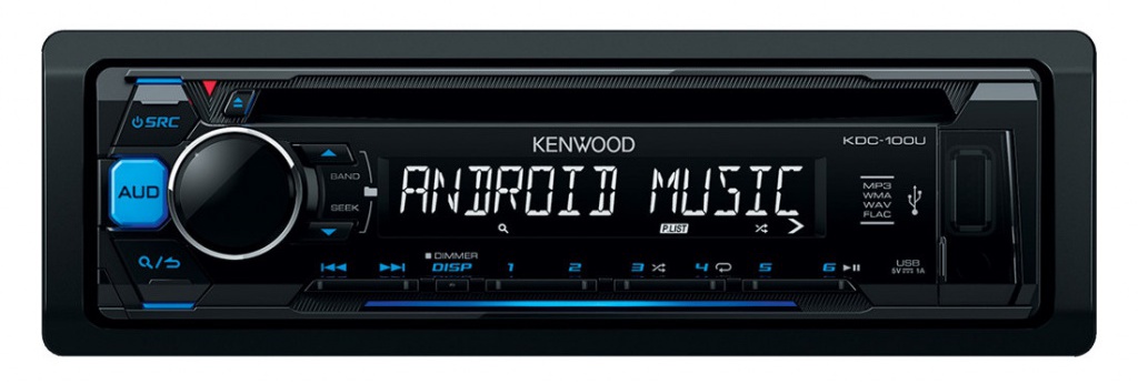 rádiová kazeta kenwood modrá