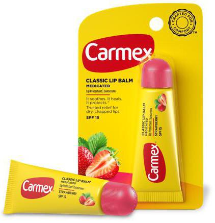 carmex lip balm strawberry recenze