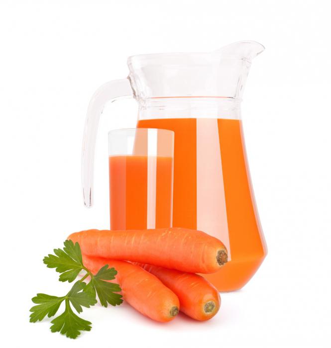 Jak pít mrkvovou šťávu