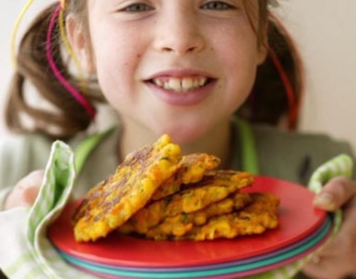 frittelle di carote per i bambini