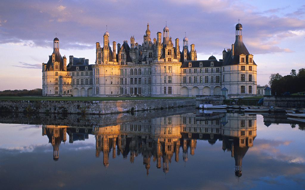 Średniowieczny zamek we Francji