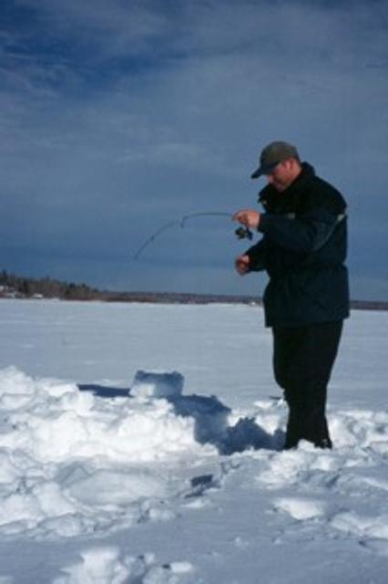 Зандер риболов зими