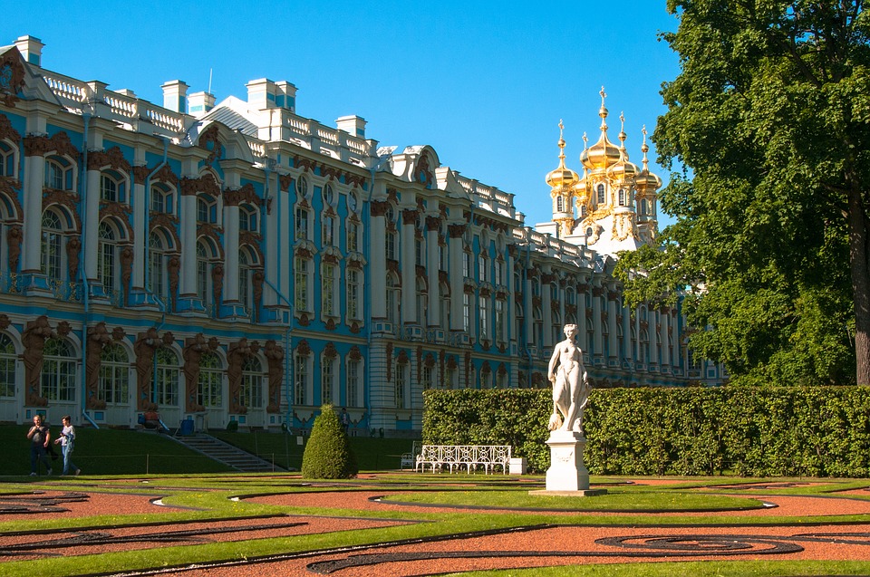 Catherine Palace dvorišče