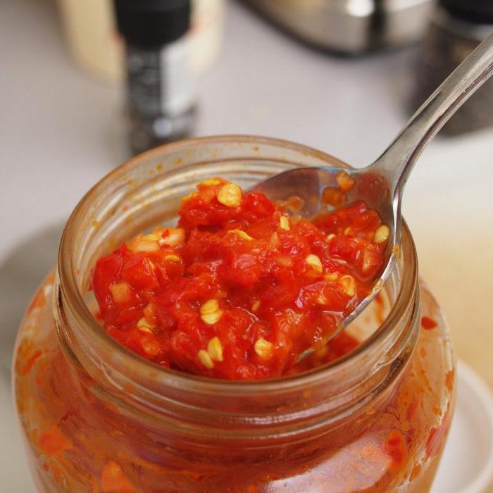 Kavkaski adjika recept s rajčicama
