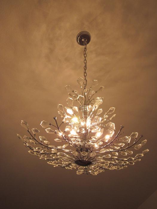 lampadari della camera da letto nello stile di floristica