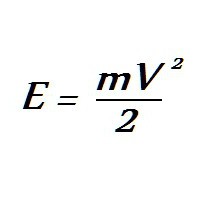 формула кинетичке енергије