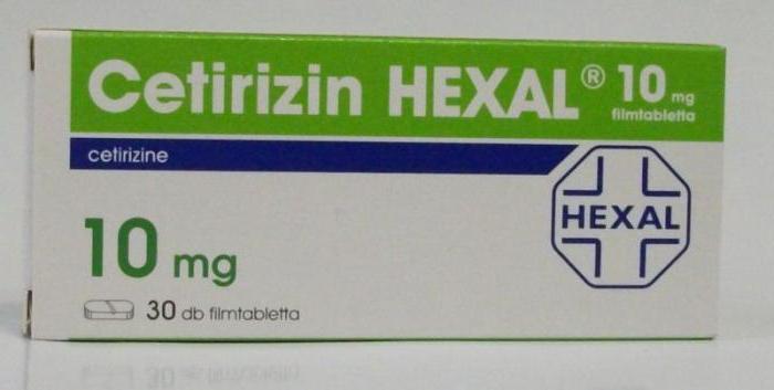 cetirizine hexal kapky instrukce