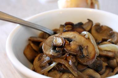 jak smažit houby s cibulí