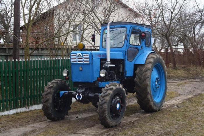 Shema traktora T-40