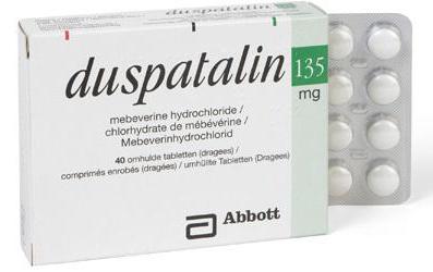 Indikacije za uporabo zdravila Duspatalin