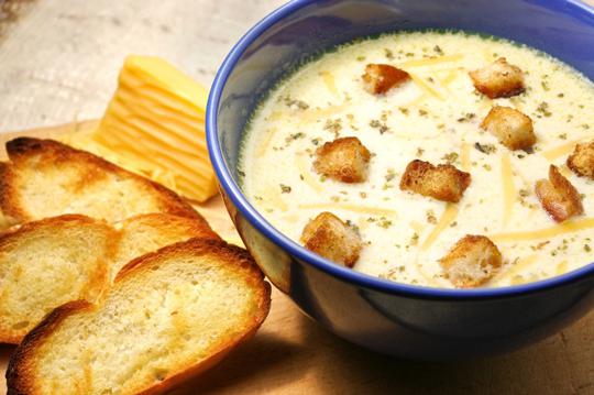 krem juha od sira.  recept