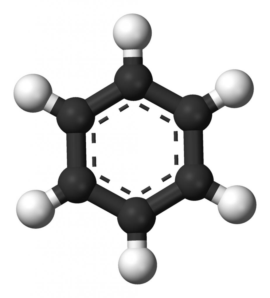 Молекула бензол