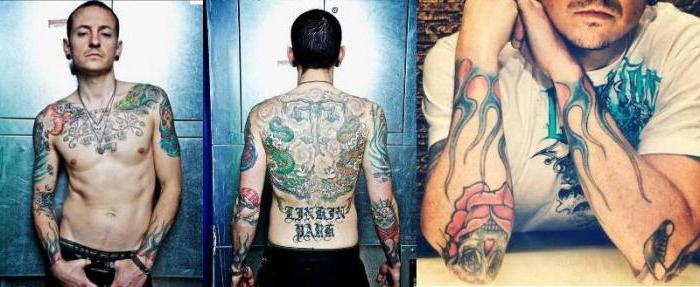Chester Bennington Tetování