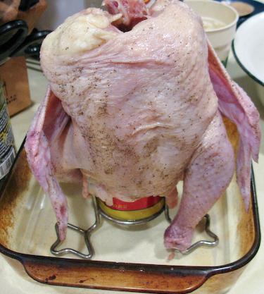 jak vařit kuře na plechovce