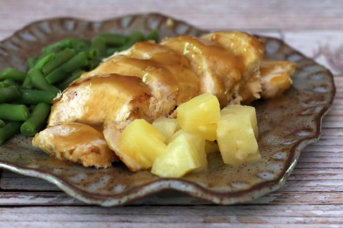 пиле с ананаси и сирене във фурната стъпка по стъпка рецепта