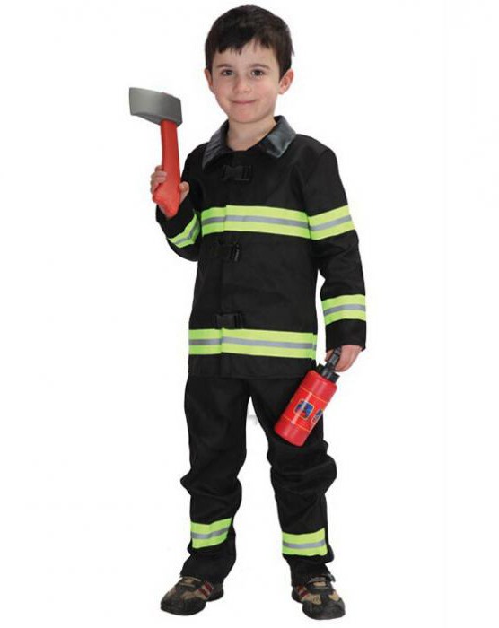 costume da vigile del fuoco per bambini per un ragazzo