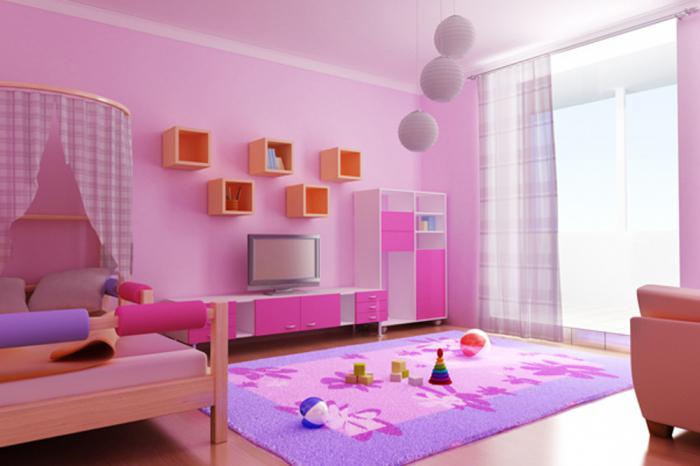 stanza per bambini per bambini nella foto di Krusciov