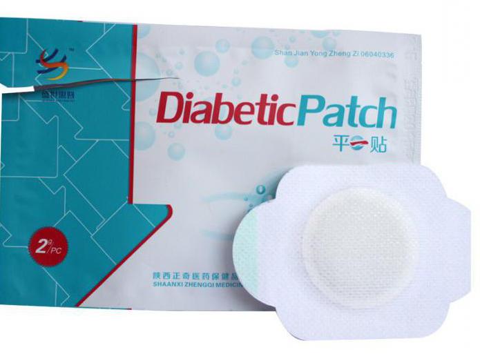 čínská diabetes patch