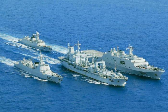 Chińskie niszczyciele marynarki wojennej